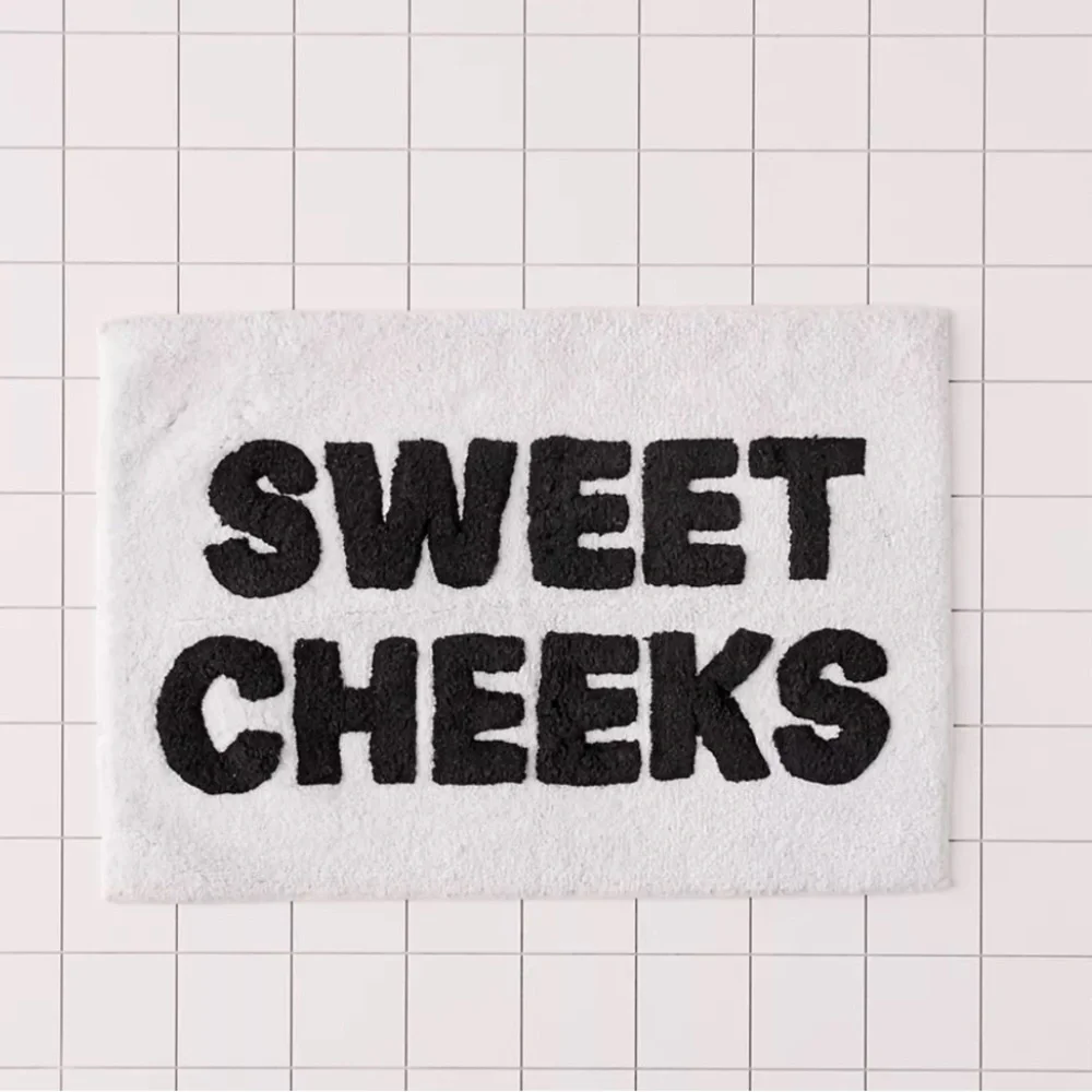Urban Outfitters Sweet Cheeks Bath Mat NWT